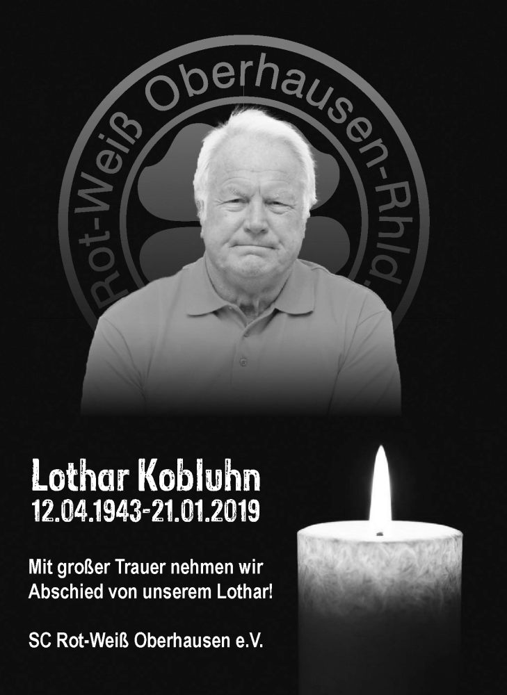  Traueranzeige für Lothar Kobluhn vom 09.02.2019 aus Wochen-Anzeiger Oberhausen