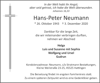 Hans Peter Neumann
